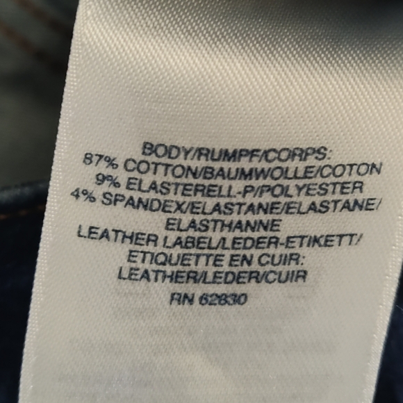 Land's End Mid Rise Curvy Skinny Jeans Size 12 - Picture 3 of 4